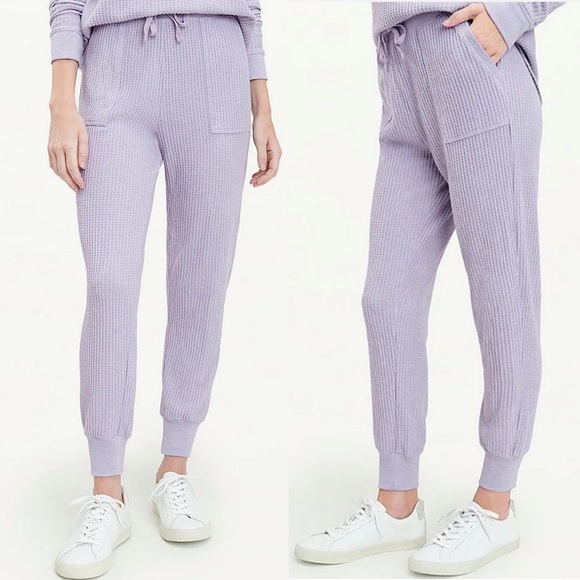 Splendid Pants - NWT Splendid Firestone Ribbed Waffle Knit Drawstring Joggers Sweatpants